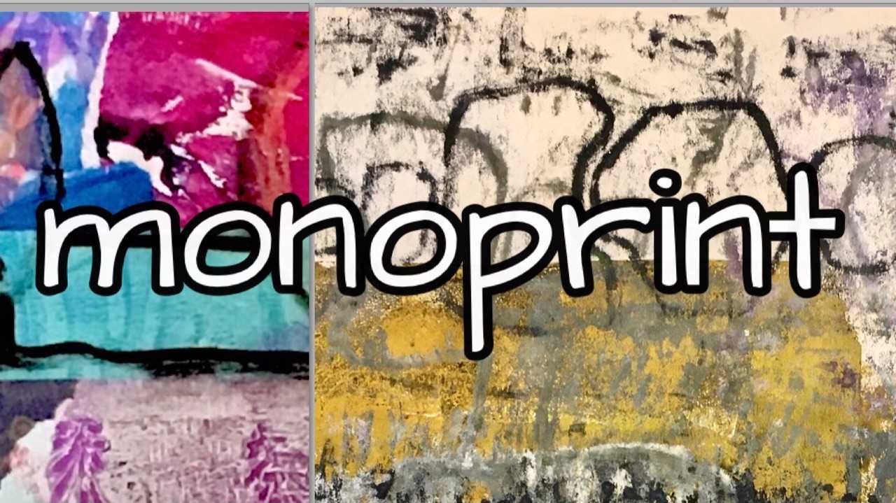 Workshop monoprint