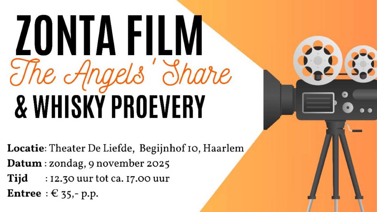 Film The Angels’ Share + whiskey proeverij en hapjes ! 