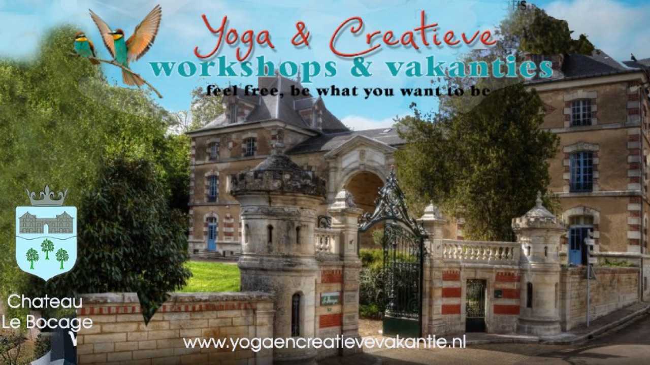 Yoga en creatieve vakantie Frankrijk