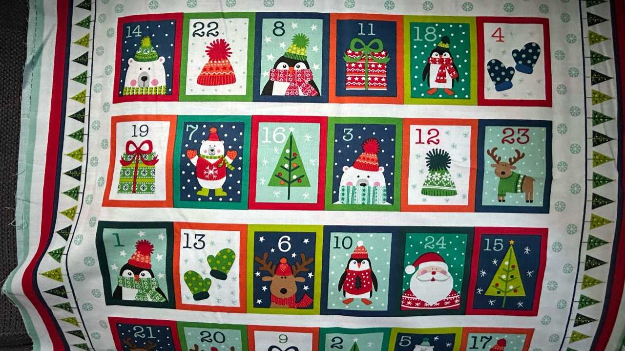 Adventskalender naaien 2 motieven