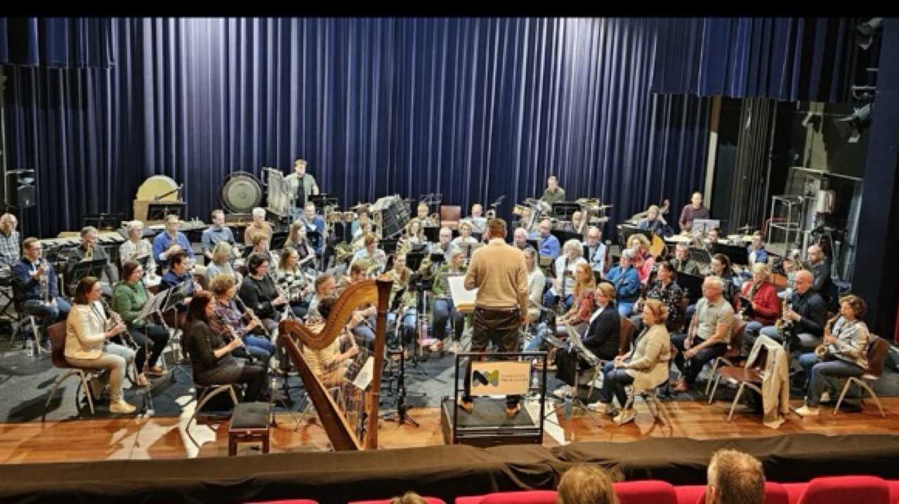 Uitzwaaiconcert van muziekvereniging Meierijstad